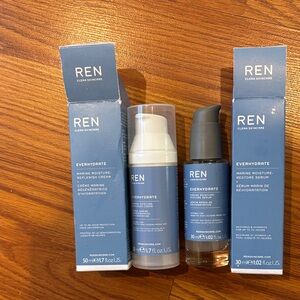 REN Clean Skincare Everyhydrate Cream & Serum - UNOPENED
